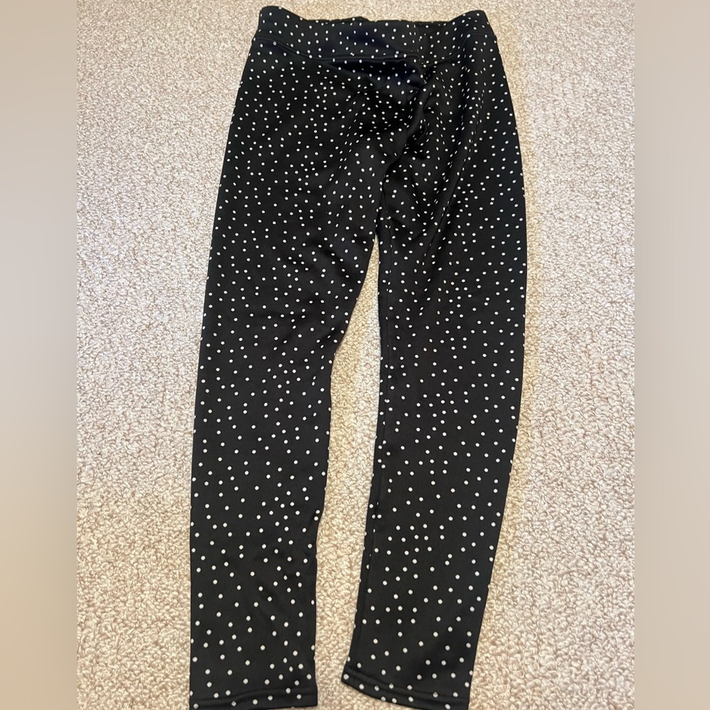 Women's Black Polka Dot Leggings